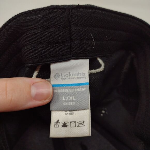 Columbia Mens PFG Performance Fishing Gear Black Fitted Hat Cap Size L / XL - Picture 11 of 12